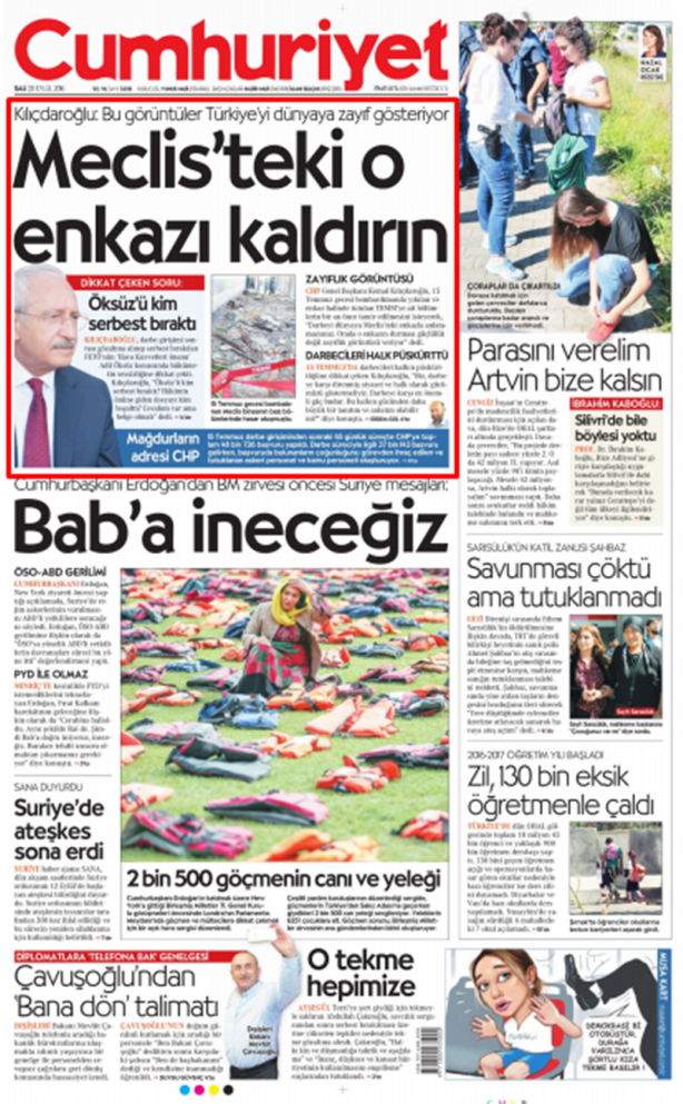 Foto - Ali İhsan Karahasanoğlu geçmiş 20 Eylüllerdeki gazete manşetlerini yorumladı
