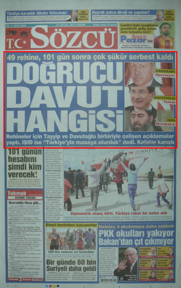Foto - Ali İhsan Karahasanoğlu geçmiş 21 Eylüllerdeki gazete manşetlerini yorumladı