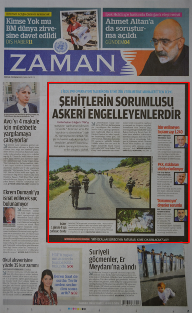 Foto - Ali İhsan Karahasanoğlu geçmiş 20 Eylüllerdeki gazete manşetlerini yorumladı