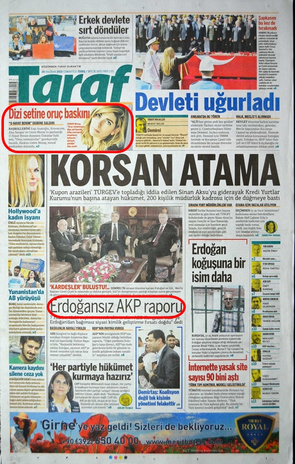 Foto - Ali İhsan Karahasanoğlu geçmiş 20 Haziran manşetlerini yorumladı