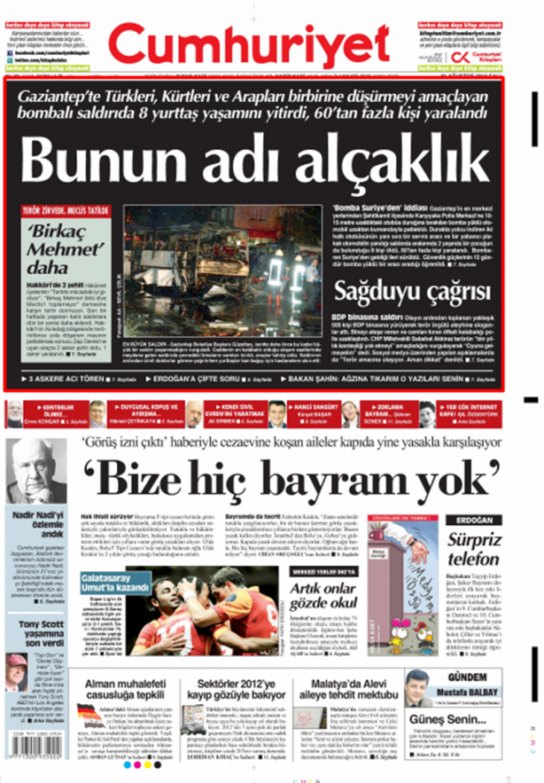 Foto - Ali İhsan Karahasanoğlu geçmiş 21 Ağustoslardaki gazete manşetlerini yorumladı