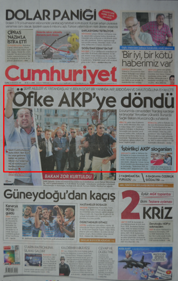 Foto - Ali İhsan Karahasanoğlu geçmiş 21 Ağustoslardaki gazete manşetlerini yorumladı