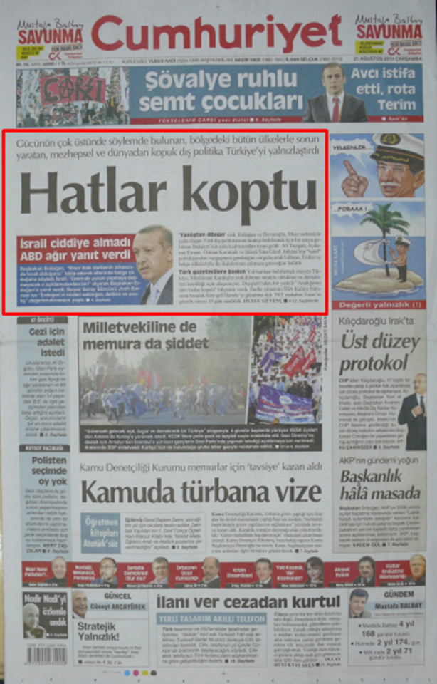 Foto - Ali İhsan Karahasanoğlu geçmiş 21 Ağustoslardaki gazete manşetlerini yorumladı