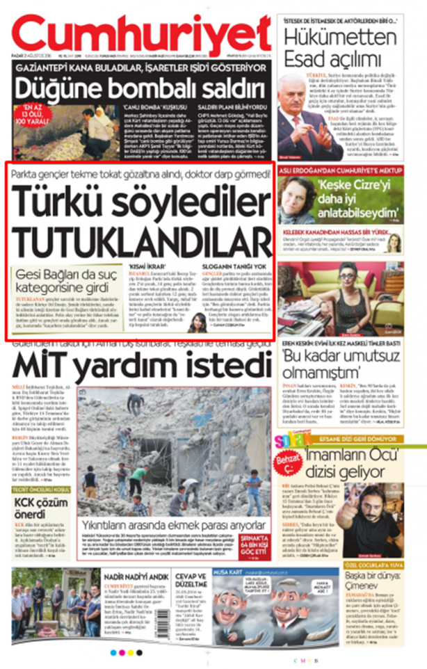 Foto - Ali İhsan Karahasanoğlu geçmiş 21 Ağustoslardaki gazete manşetlerini yorumladı