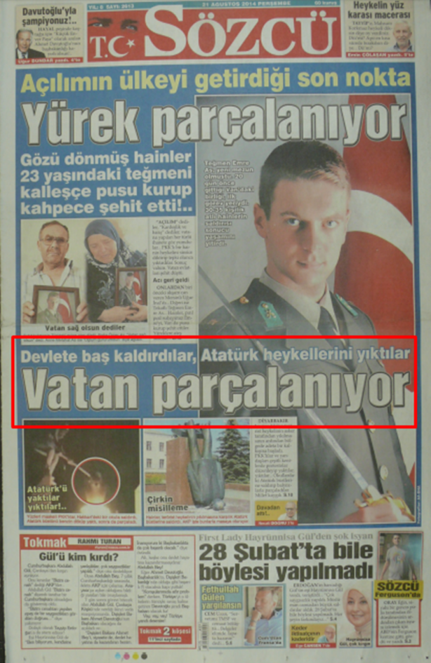 Foto - Ali İhsan Karahasanoğlu geçmiş 21 Ağustoslardaki gazete manşetlerini yorumladı