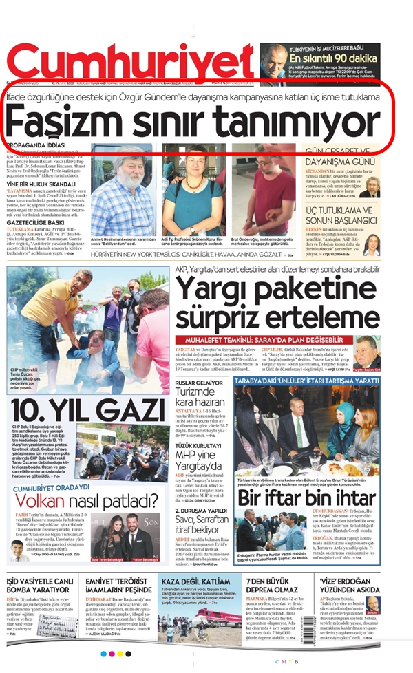 Foto - Ali İhsan Karahasanoğlu geçmiş 21 Haziranlardaki gazete manşetlerini yorumladı