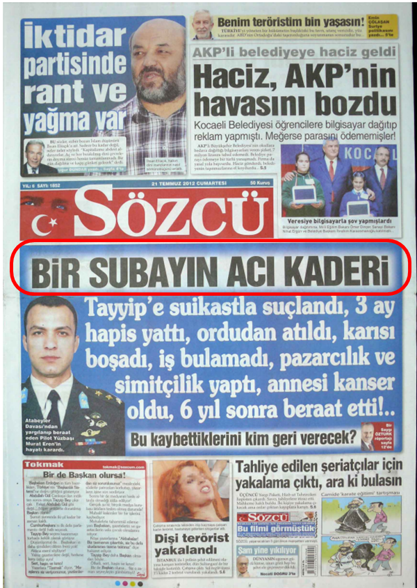 Foto - Ali İhsan Karahasanoğlu geçmiş 21 Temmuzlardaki gazete manşetlerini yorumladı