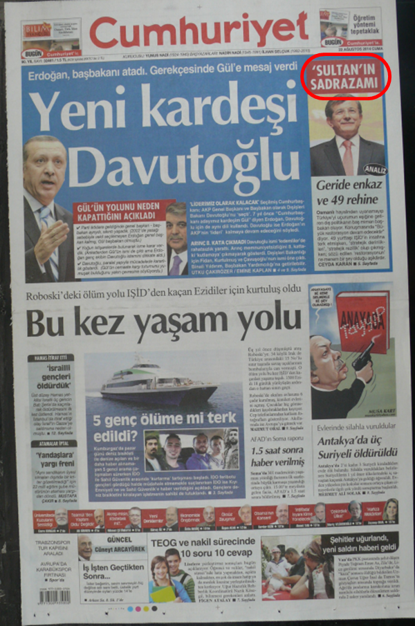 Foto - Ali İhsan Karahasanoğlu geçmiş 22 Ağustoslardaki gazete manşetlerini yorumladı