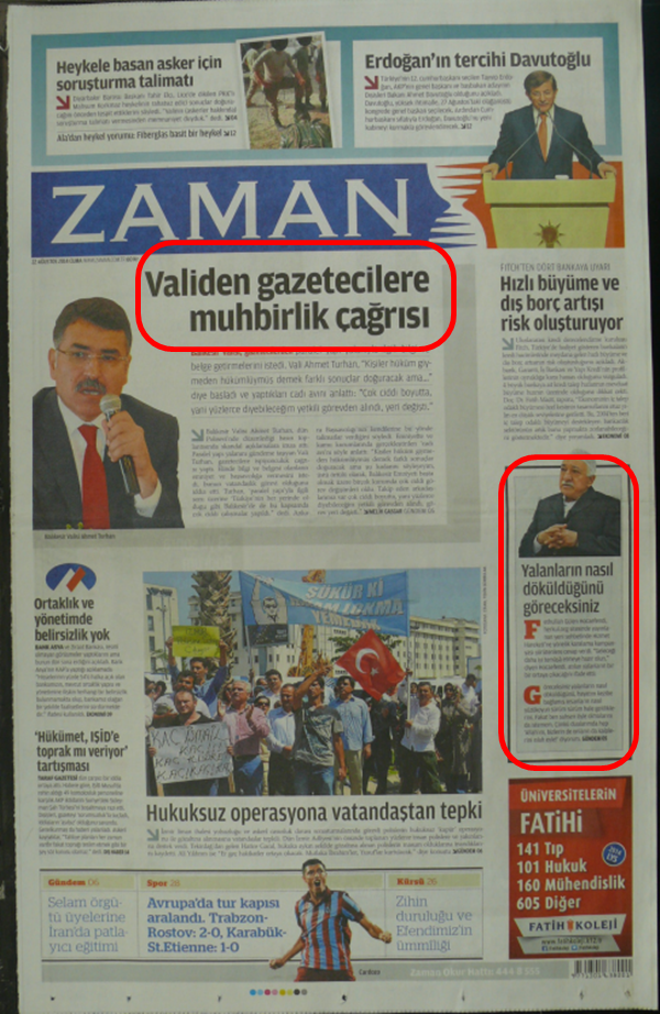 Foto - Ali İhsan Karahasanoğlu geçmiş 22 Ağustoslardaki gazete manşetlerini yorumladı