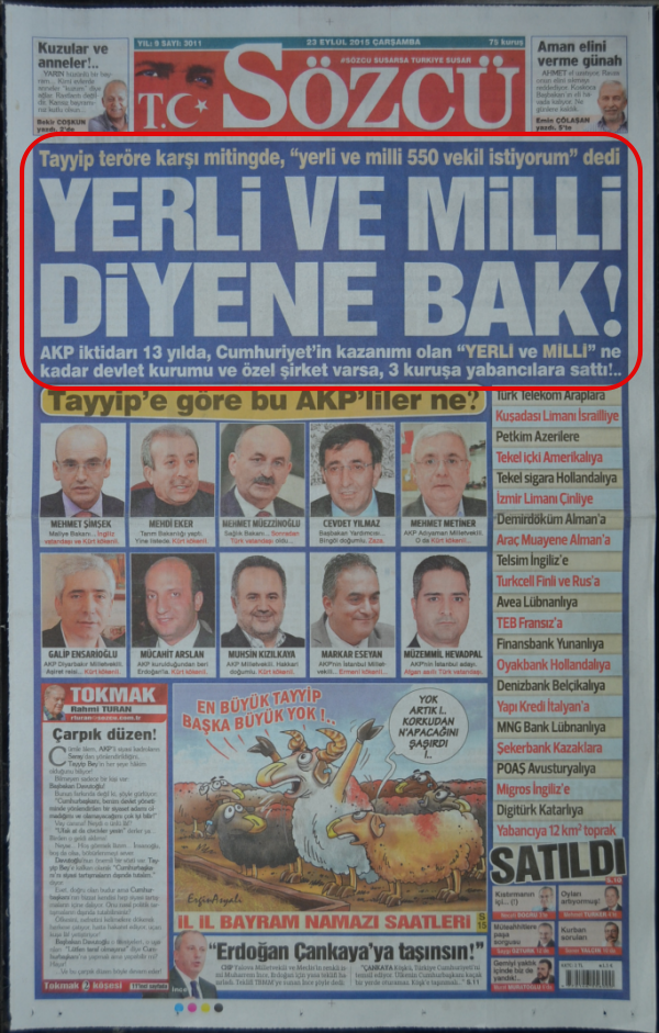 Foto - Ali İhsan Karahasanoğlu geçmiş 23 Eylüllerdeki gazete manşetlerini yorumladı