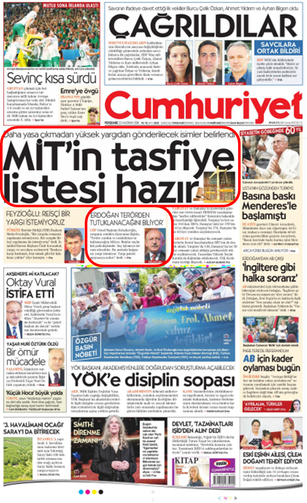 Foto - Ali İhsan Karahasanoğlu geçmiş 23 Haziranlardaki manşetleri yorumladı