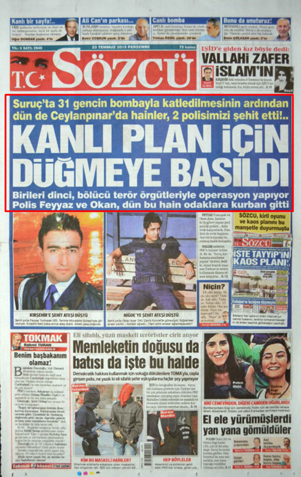 Foto - Ali İhsan Karahasanoğlu geçmiş 23 Temmuzlardaki gazete manşetlerini yorumladı