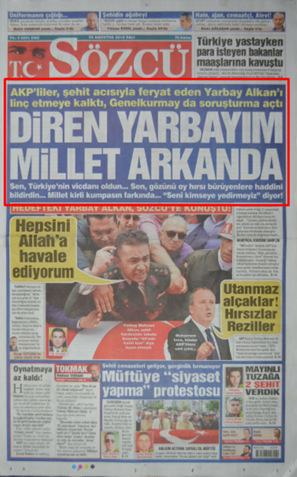 Foto - Ali İhsan Karahasanoğlu geçmiş 25 Ağustoslardaki gazete manşetlerini yorumladı