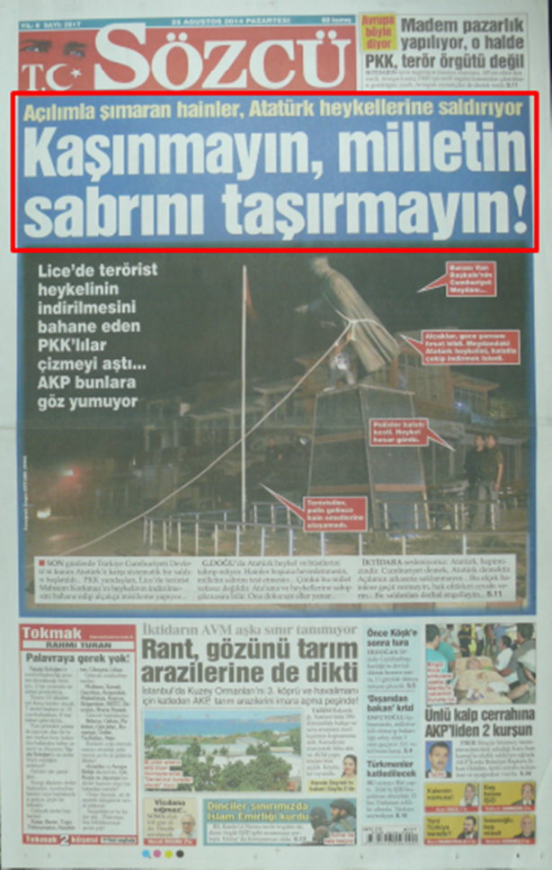 Foto - Ali İhsan Karahasanoğlu geçmiş 25 Ağustoslardaki gazete manşetlerini yorumladı
