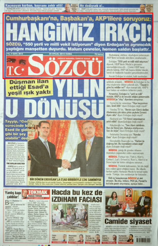 Foto - Ali İhsan Karahasanoğlu, geçmiş 25 Eylüllerdeki gazete manşetlerini yorumladı