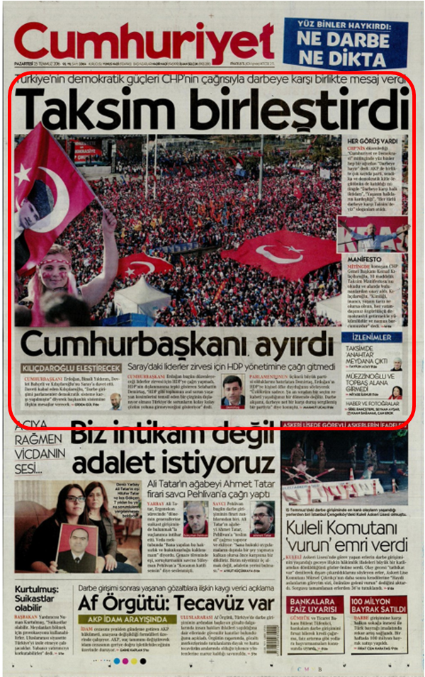 Foto - Ali İhsan Karahasanoğlu geçmiş 25 Temmuzlardaki gazete manşetlerini yorumladı