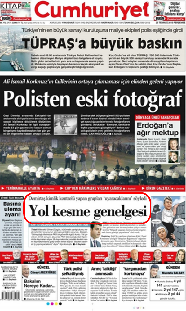 Foto - Ali İhsan Karahasanoğlu geçmiş 25 Temmuzlardaki gazete manşetlerini yorumladı