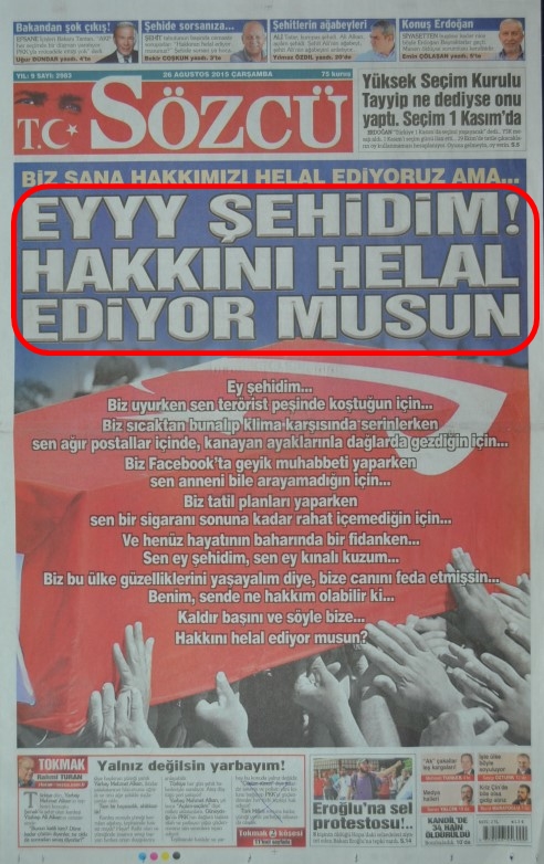 Foto - Ali İhsan Karahasanoğlu geçmiş 26 Ağustoslardaki gazete manşetlerini yorumladı