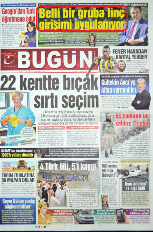 Foto - Ali İhsan Karahasanoğlu geçmiş 26 Eylüllerdeki gazete manşetlerini yorumladı