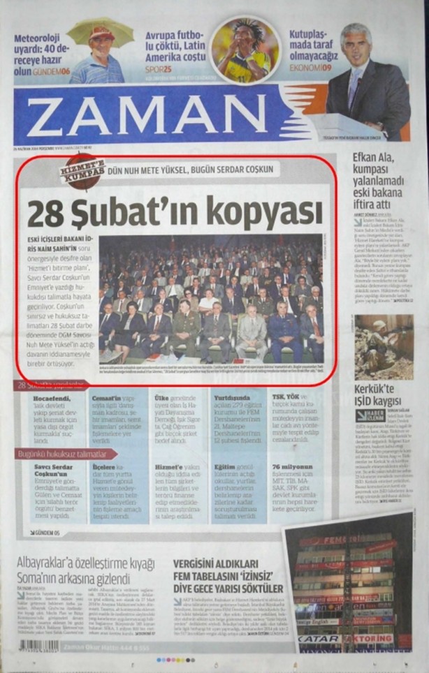 Foto - Ali İhsan Karahasanoğlu, geçmiş 26 Haziranlardaki gazete manşetleri yorumladı