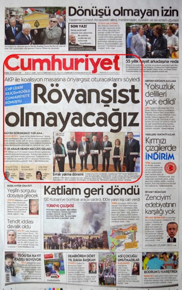 Foto - Ali İhsan Karahasanoğlu, geçmiş 26 Haziranlardaki gazete manşetleri yorumladı