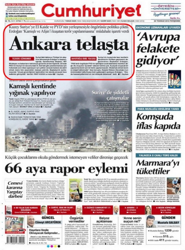 Foto - Ali İhsan Karahasanoğlu geçmiş 26 Temmuzlardaki gazete manşetlerini yorumladı