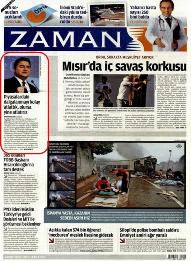 Foto - Ali İhsan Karahasanoğlu geçmiş 26 Temmuzlardaki gazete manşetlerini yorumladı