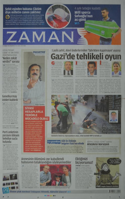 Foto - Ali İhsan Karahasanoğlu geçmiş 27 Temmuzlardaki gazete manşetlerini yorumladı