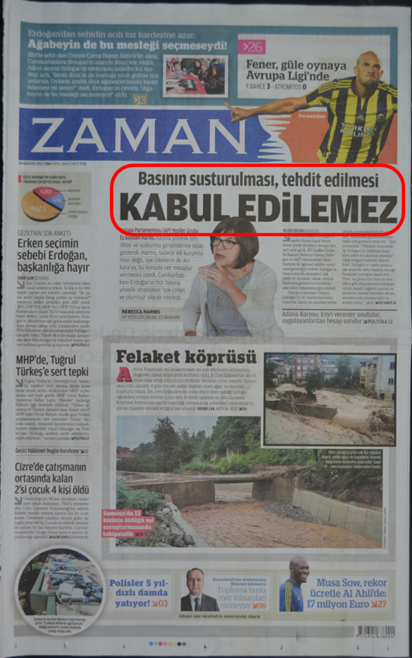 Foto - Ali İhsan Karahasanoğlu geçmiş 28 Ağustoslardaki gazete manşetlerini yorumladı