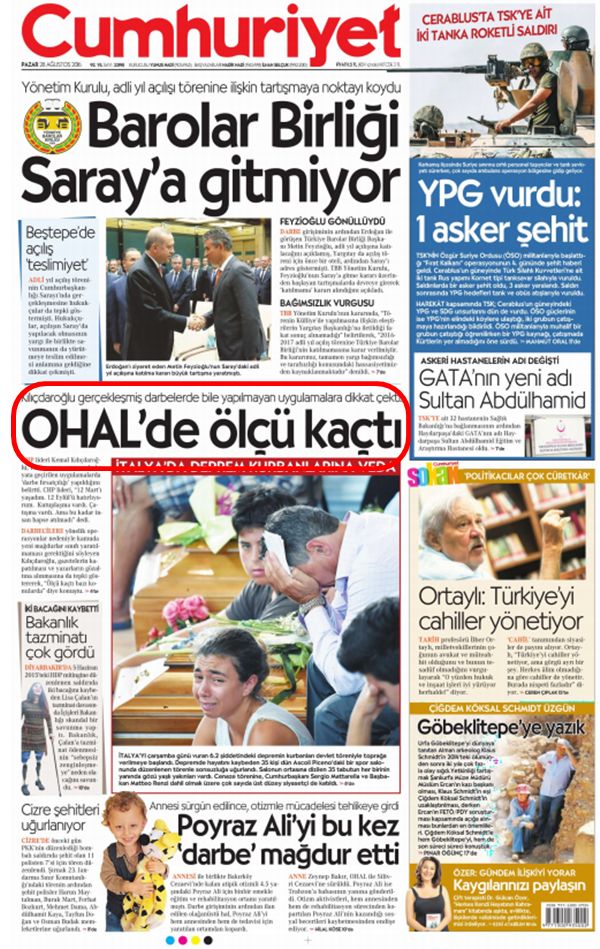 Foto - Ali İhsan Karahasanoğlu geçmiş 28 Ağustoslardaki gazete manşetlerini yorumladı