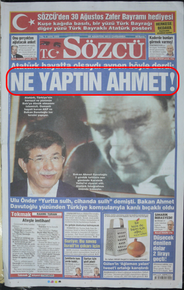 Foto - Ali İhsan Karahasanoğlu geçmiş 28 Ağustoslardaki gazete manşetlerini yorumladı