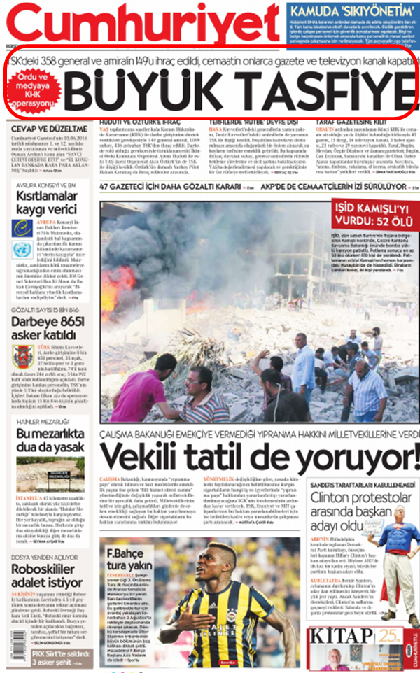 Foto - Ali İhsan Karahasanoğlu geçmiş 28 Temmuzlardaki gazete manşetlerini yorumladı