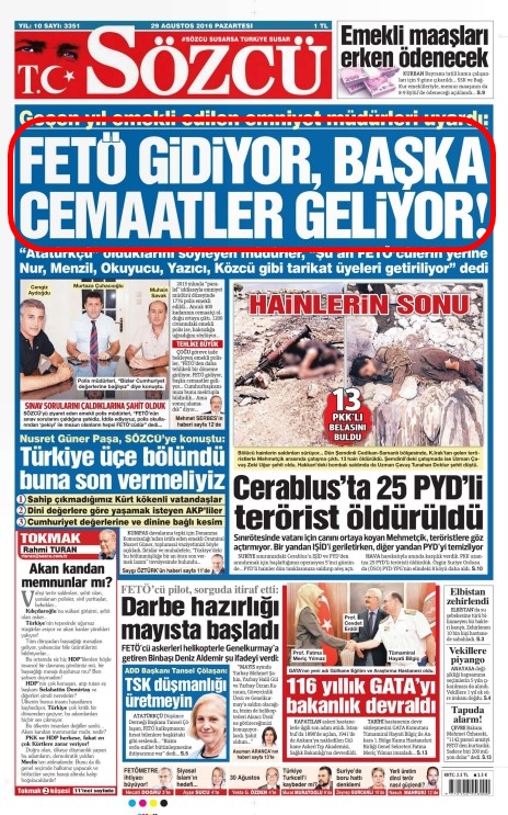 Foto - Ali İhsan Karahasanoğlu geçmiş 29 Ağustoslardaki gazete manşetlerini yorumladı