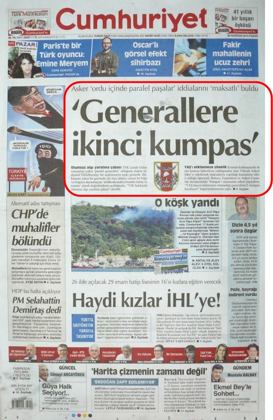 Foto - Ali İhsan Karahasanoğlu geçmiş 29 Haziranlardaki gazete manşetlerini yorumladı