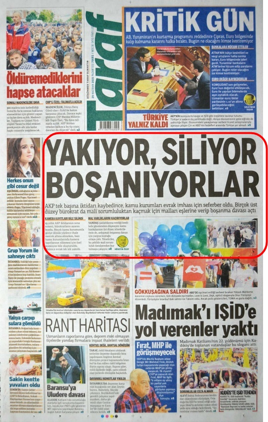 Foto - Ali İhsan Karahasanoğlu geçmiş 29 Haziranlardaki gazete manşetlerini yorumladı