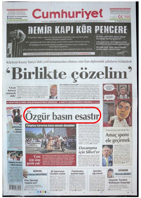 Foto - Ali İhsan Karahasanoğlu geçmiş 29 Temmuzlardaki gazete manşetlerini yorumladı