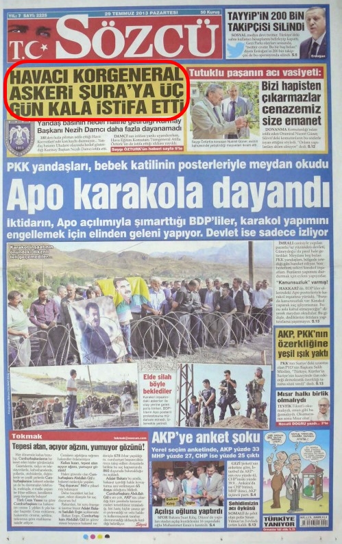 Foto - Ali İhsan Karahasanoğlu geçmiş 29 Temmuzlardaki gazete manşetlerini yorumladı