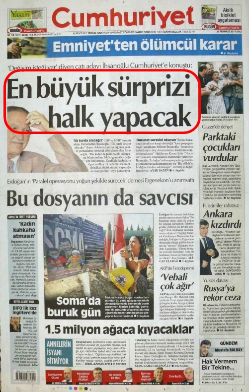 Foto - Ali İhsan Karahasanoğlu geçmiş 29 Temmuzlardaki gazete manşetlerini yorumladı