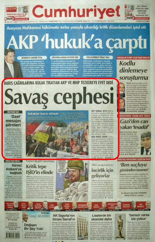 Foto - Ali İhsan Karahasanoğlu geçmiş 3 Ekimlerdeki gazete manşetlerini yorumladı