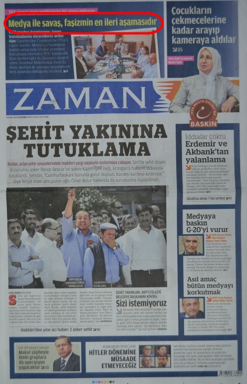 Foto - Ali İhsan Karahasanoğlu geçmiş 3 Eylüllerdeki gazete manşetlerini yorumladı