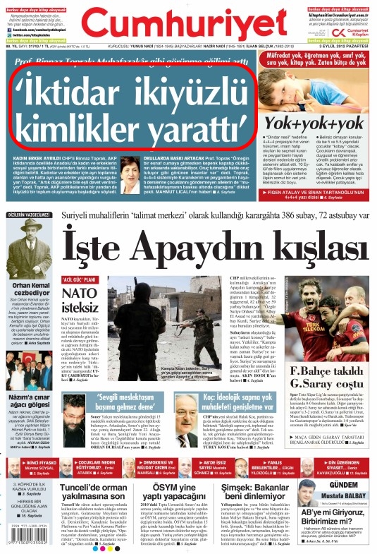 Foto - Ali İhsan Karahasanoğlu geçmiş 3 Eylüllerdeki gazete manşetlerini yorumladı