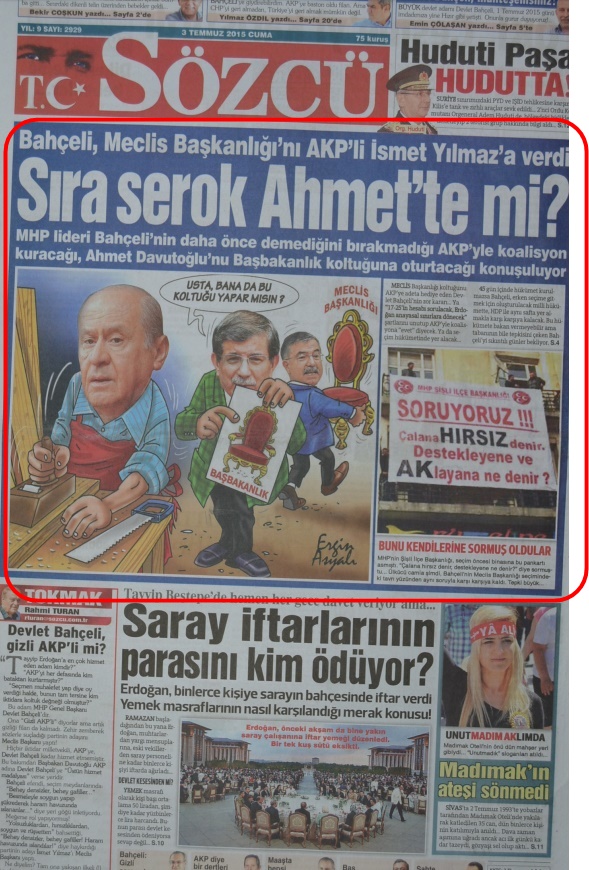 Foto - Ali İhsan Karahasanoğlu geçmiş 3 Temmuzlardaki gazete manşetlerini yorumladı