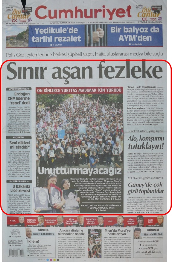 Foto - Ali İhsan Karahasanoğlu geçmiş 3 Temmuzlardaki gazete manşetlerini yorumladı