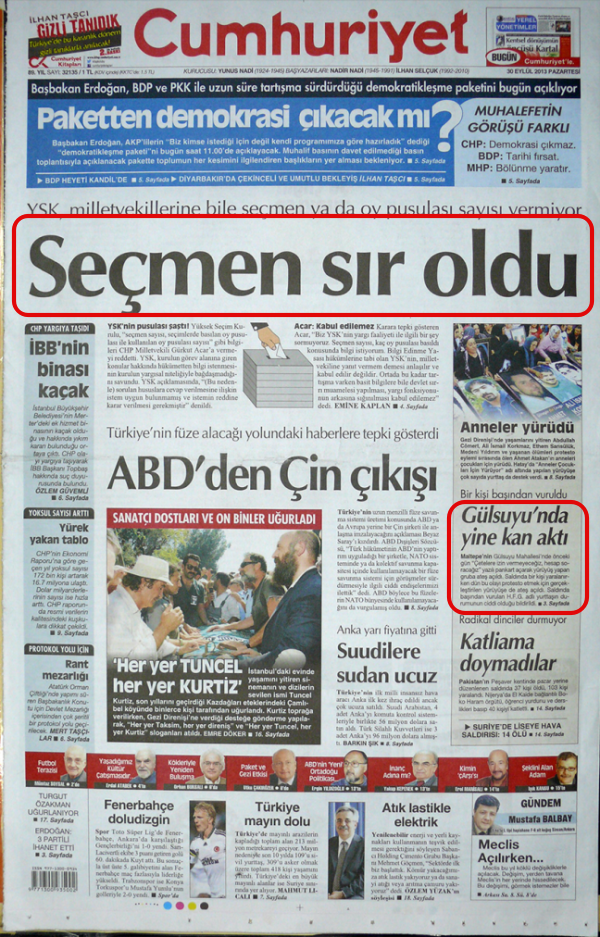 Foto - Ali İhsan Karahasanoğlu geçmiş 30 Eylüllerdeki gazete manşetlerini yorumladı