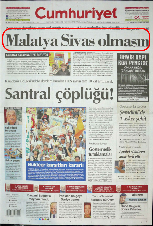 Foto - Ali İhsan Karahasanoğlu geçmiş 30 Temmuzlardaki gazete manşetlerini yorumladı