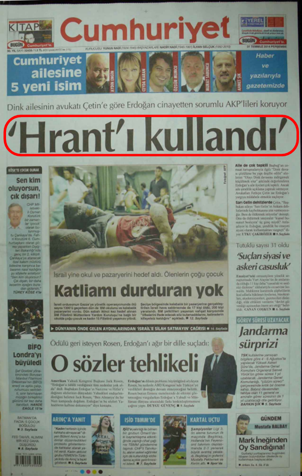 Foto - Ali İhsan Karahasanoğlu geçmiş 31 Temmuzlardaki gazete manşetlerini yorumladı