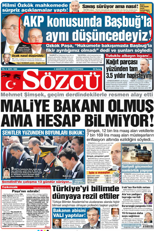 Foto - Ali İhsan Karahasanoğlu geçmiş 4 Ağustoslardaki gazete manşetlerini yorumladı