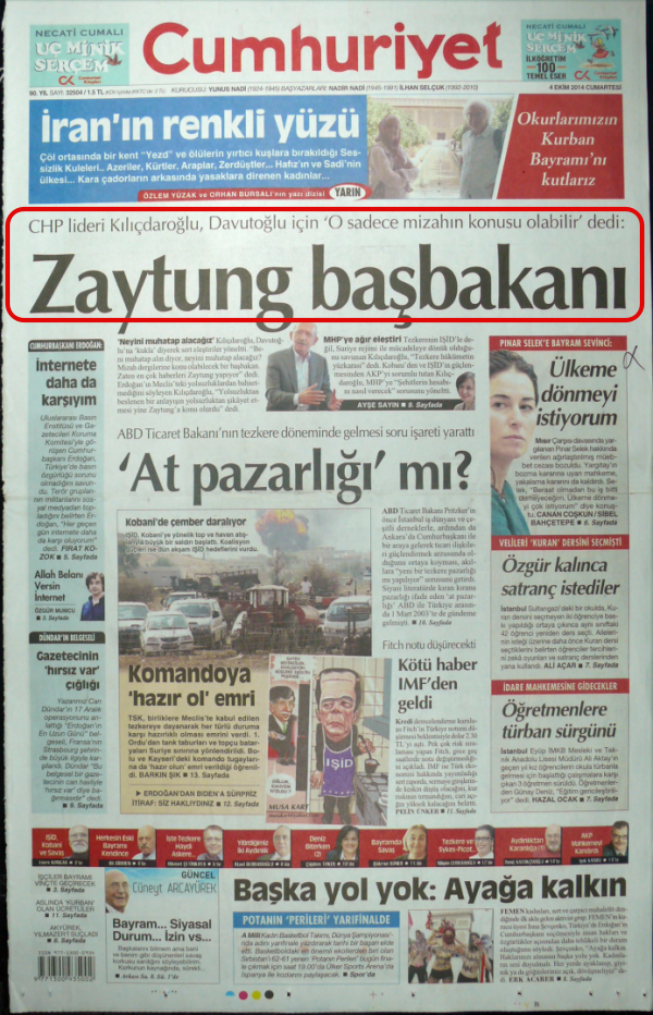 Foto - Karahasanoğlu: "Zaytung başbakanı"nı yorumluyor!