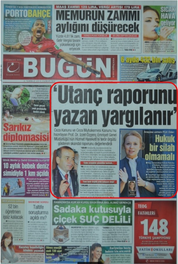 Foto - Ali ihsan Karahasanoğlu geçmiş 4 Temmuzlardaki gazete manşetlerini yorumladı