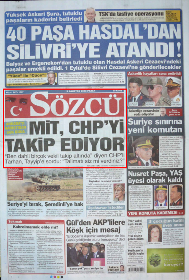 Foto - Ali İhsan Karahasanoğlu geçmiş 5 Ağustoslardaki gazete manşetlerini yorumladı